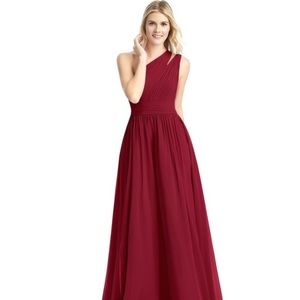 Burgundy, floor length dress size 12 (never worn)